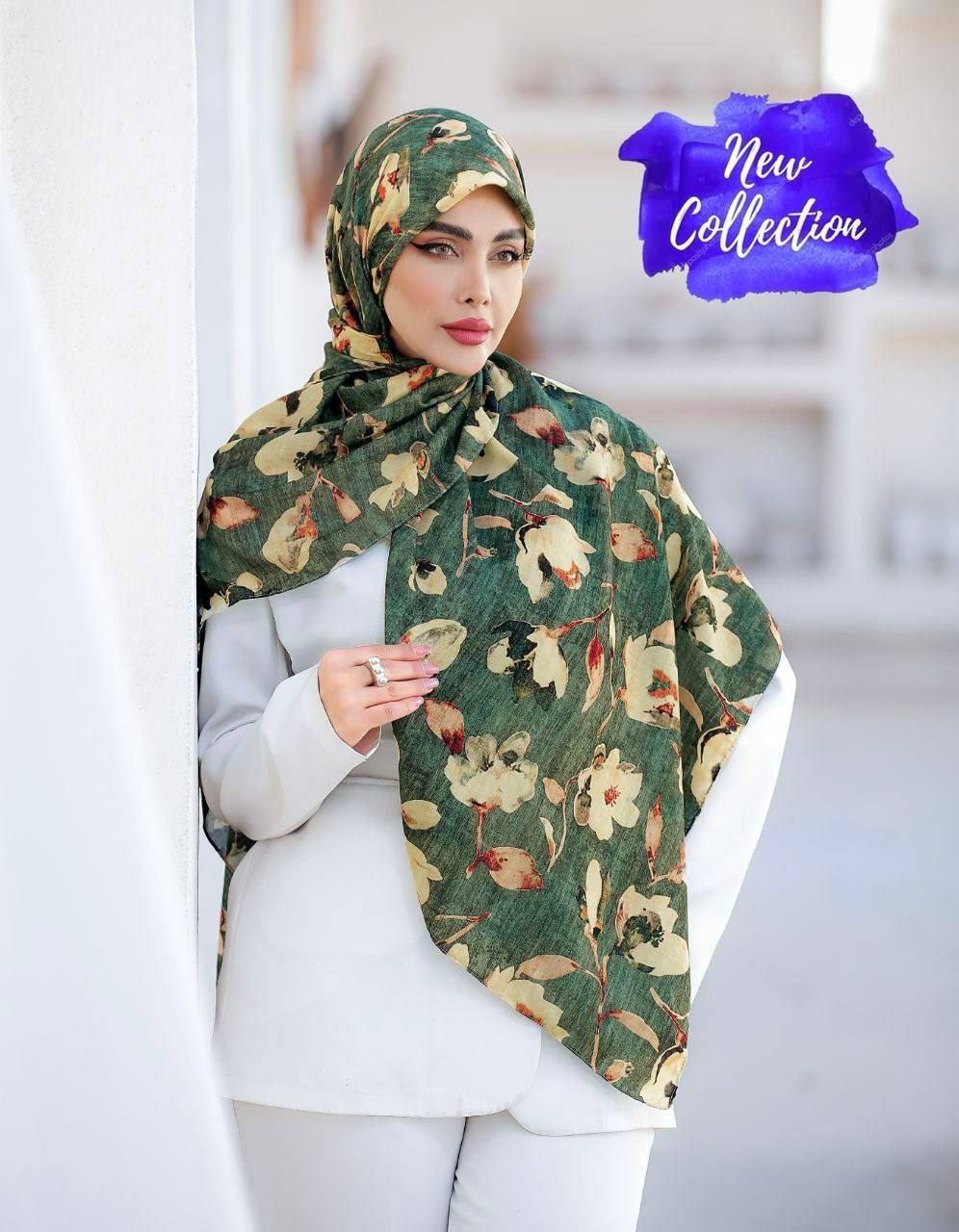 روسری نخ اسپان طرح خرداد