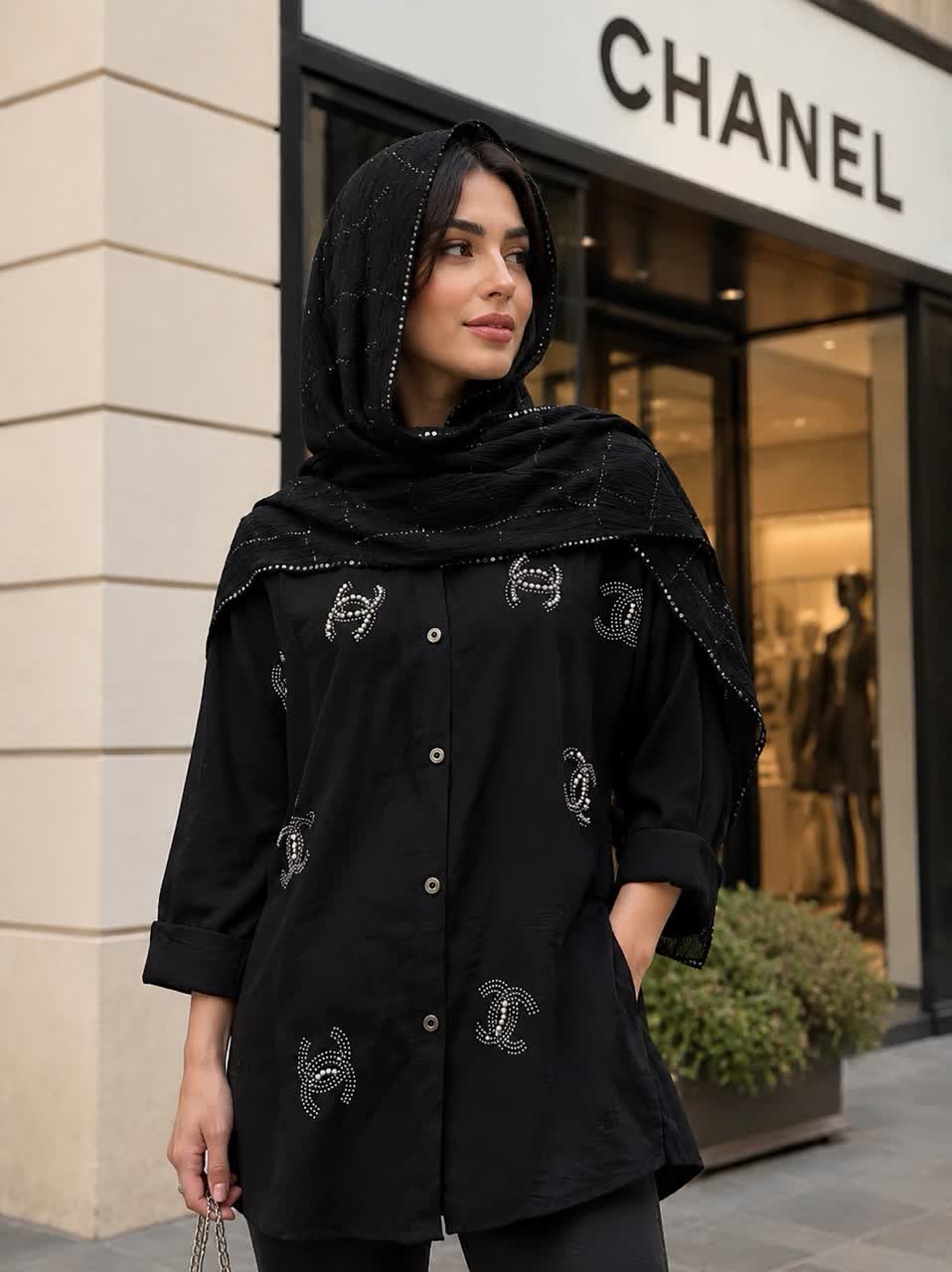 شومیز کرپسو شانل