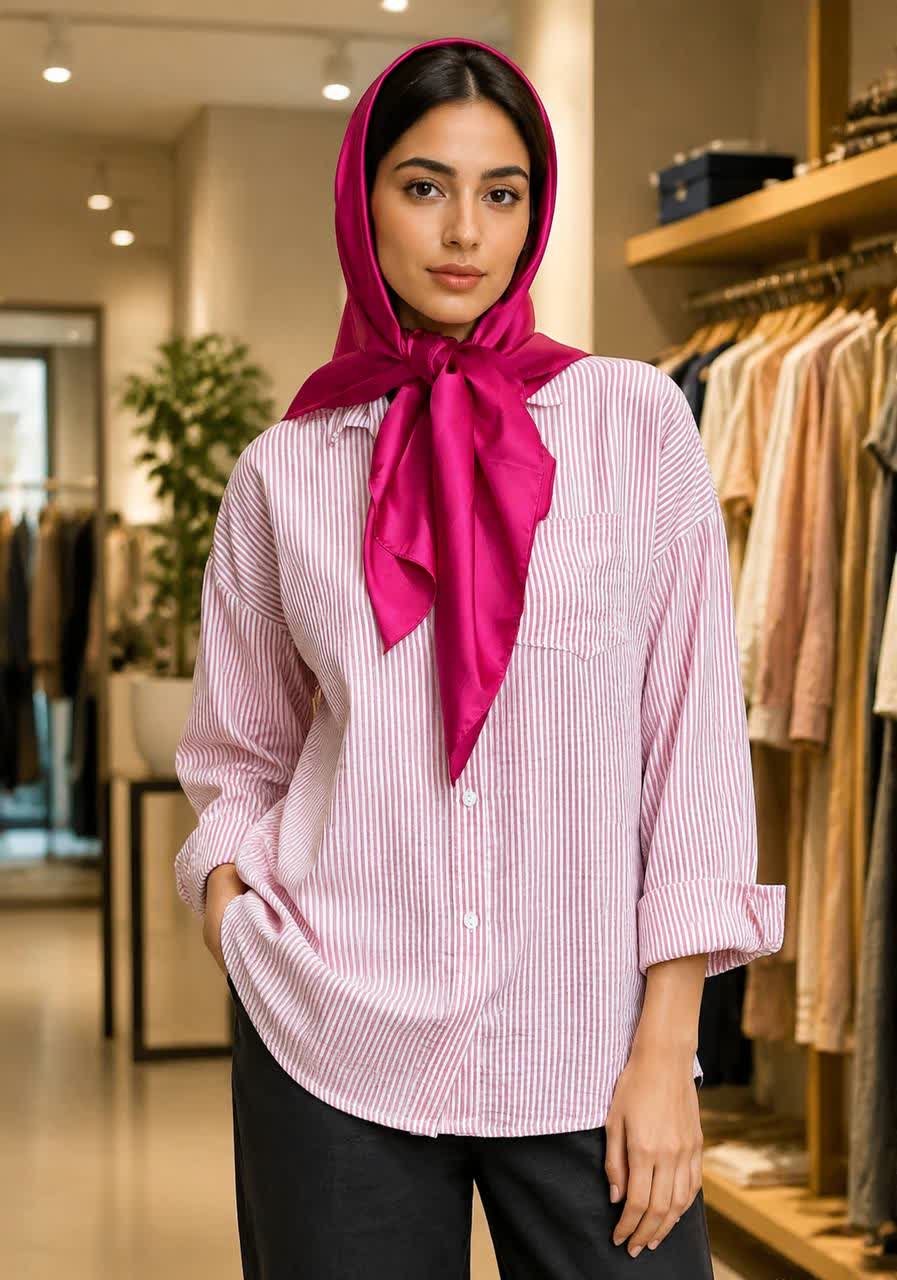 شومیز تمام نخ راه راه